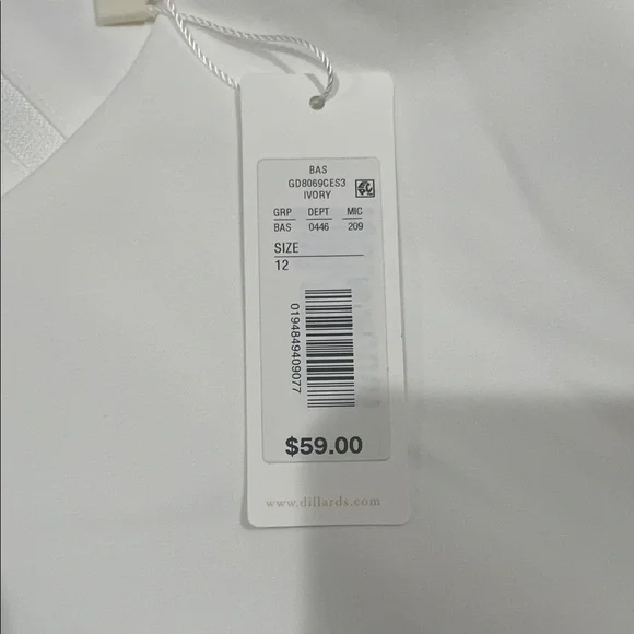 GB Girls Elegant White Ruffle Jumpsuit - Picture 4 of 11